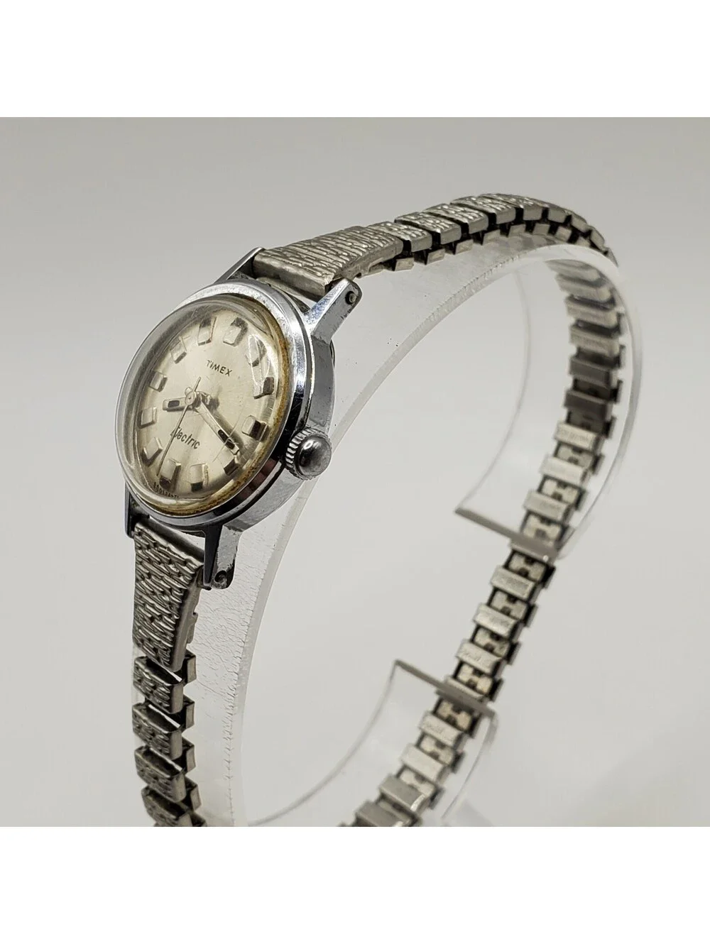 Vintage 1971 Timex Electric Watch Women For Parts Or Repair